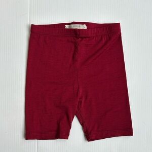 Simply Merino Kids Bike Short - Cranberry